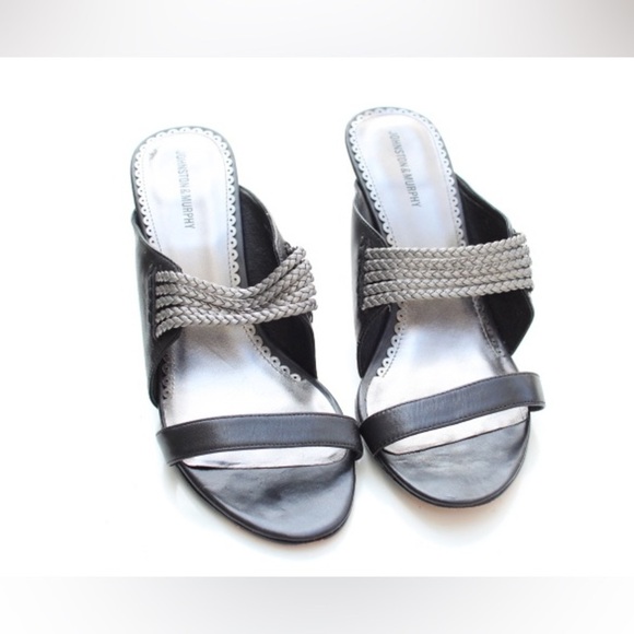 NWOT Johnston & Murphy heeled sandals - Picture 6 of 13